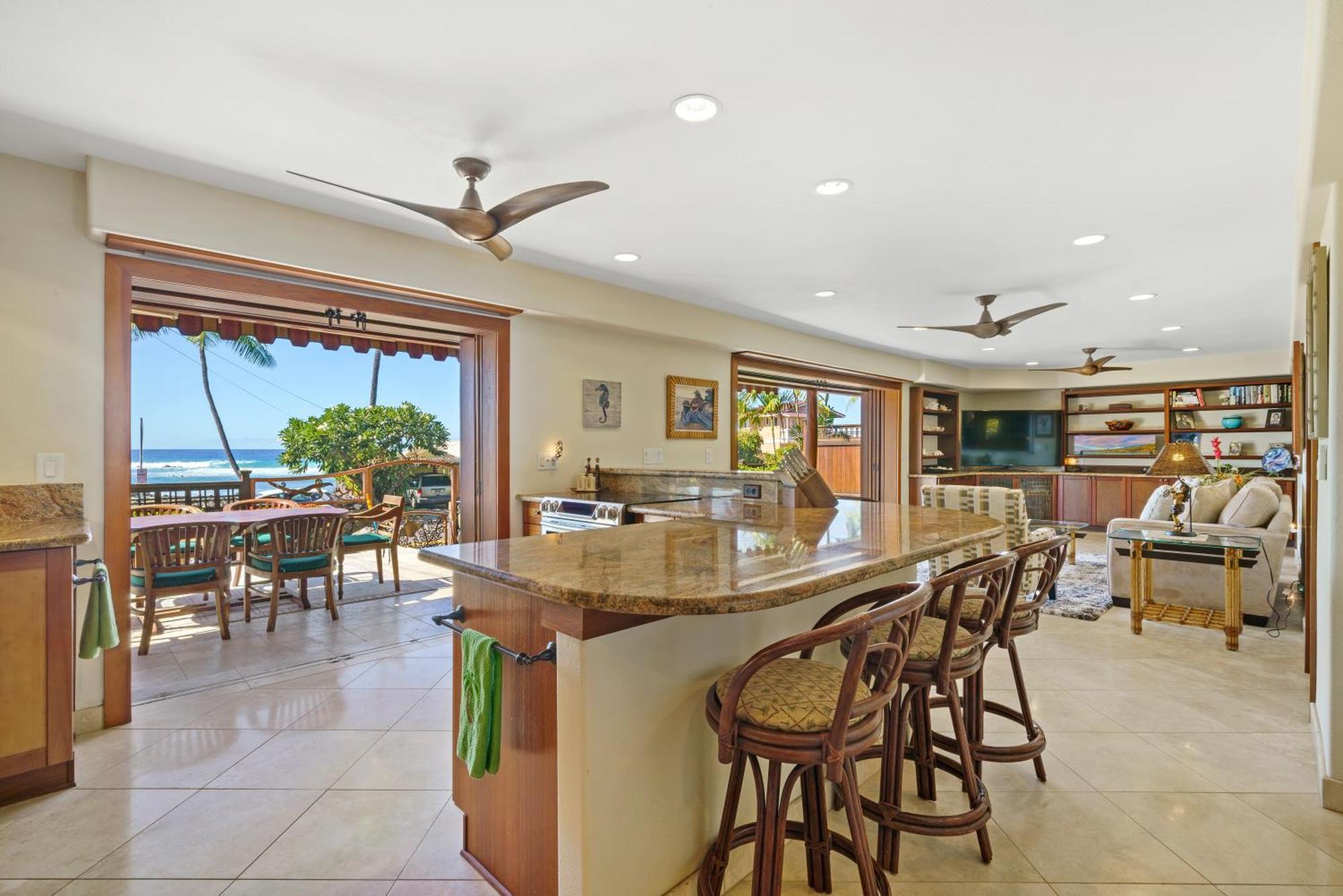 Апартаменты Seaspray Oceanview Каилуа-Кона Экстерьер фото