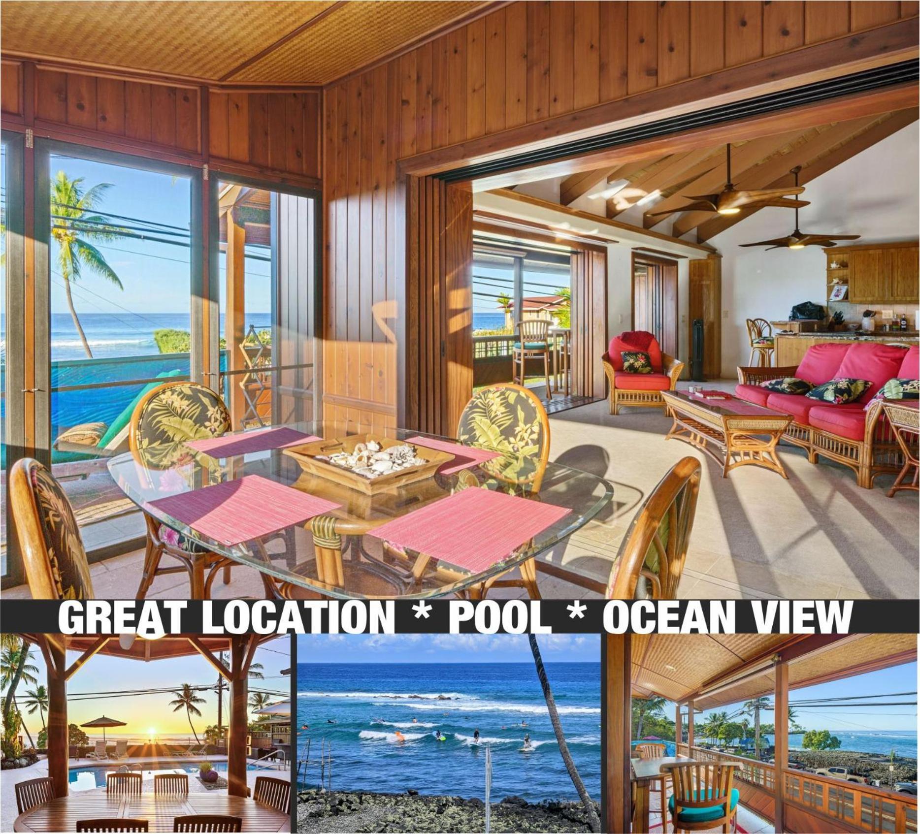 Апартаменты Seaspray Oceanview Каилуа-Кона Экстерьер фото